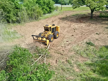 Land clearing for homesites in Rusk County by D4 Land Clearing featuring tree removal, brush clearing, house pad preparation, and site development services.
