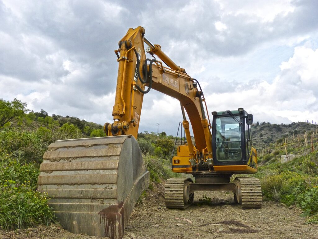 Heavy brush removal in Polk County by D4 Land Clearing using forestry mulching equipment to clear dense vegetation and overgrown property.