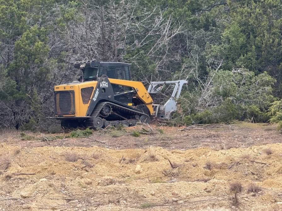 Affordable land clearing in Polk County by D4 Land Clearing featuring brush removal, forestry mulching, tree clearing, and site preparation services.